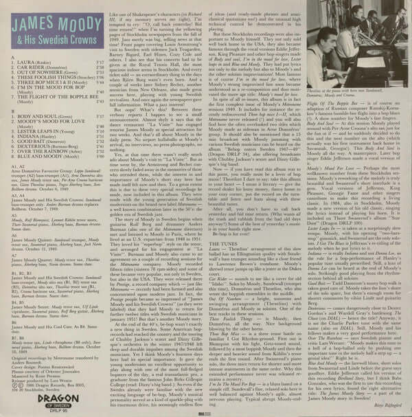 James Moody & His Swedish Crowns : James Moody 1949 (LP, Comp, Mono)