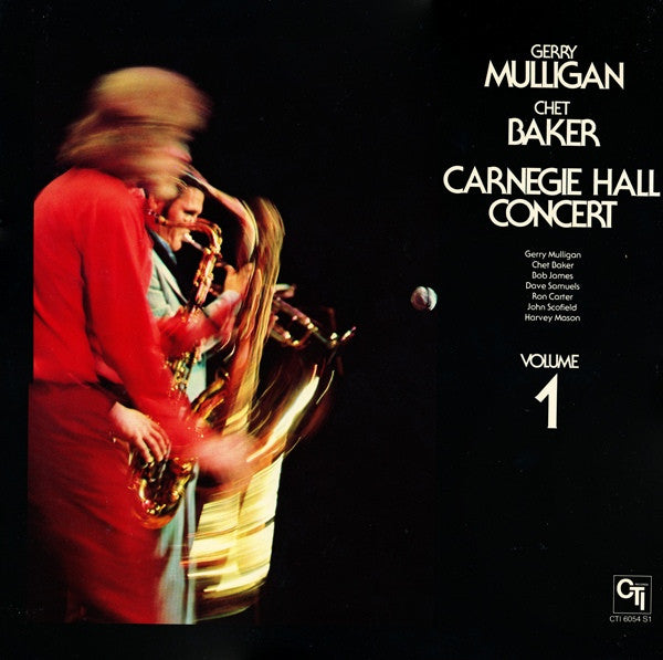 Gerry Mulligan / Chet Baker : Carnegie Hall Concert Volume 1 (LP, Album)