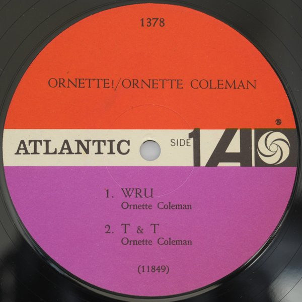 The Ornette Coleman Quartet : Ornette! (LP, Album, Mono, Lam)