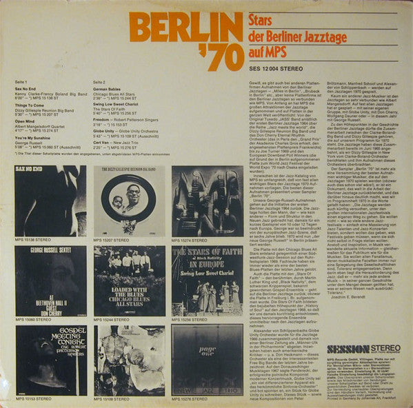 Various : Berlin '70 (LP, Comp)
