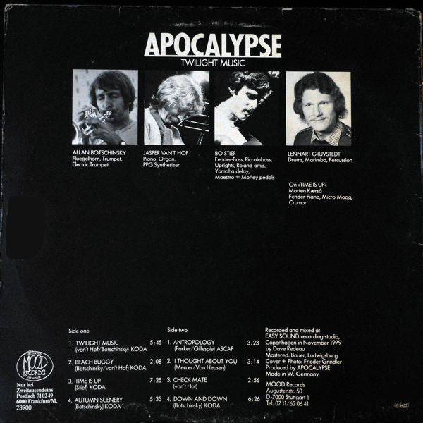 Apocalypse (30) : Twilight Music (LP, Album)