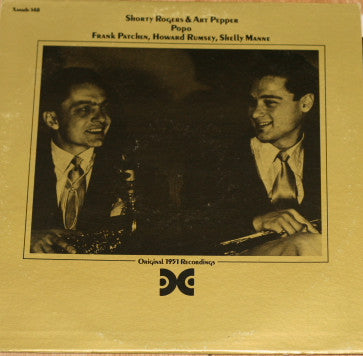 Shorty Rogers & Art Pepper : Popo (LP, Mono, RM)