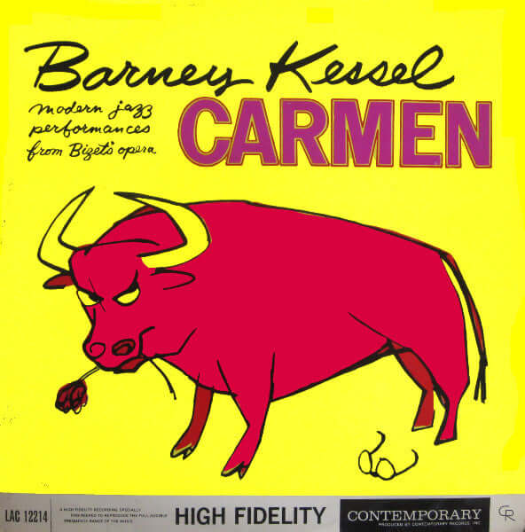 Barney Kessel : Barney Kessel Plays "Carmen" (LP, Mono)