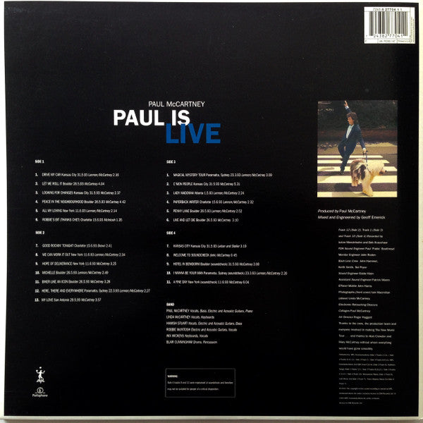 Paul McCartney : Paul Is Live (2xLP, Album)
