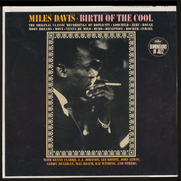 Miles Davis : Birth Of The Cool (LP, Album, Comp, Mono)