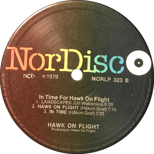 Hawk On Flight : In Time For Hawk On Flight (LP, Album)