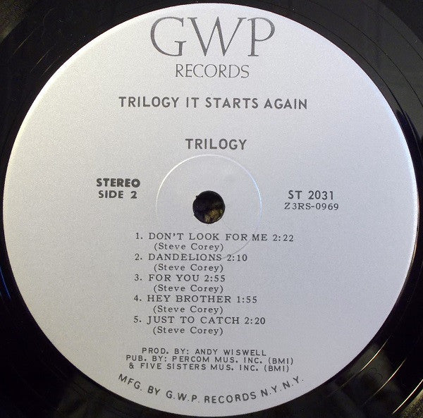 Trilogy (22) : It Starts Again (LP)