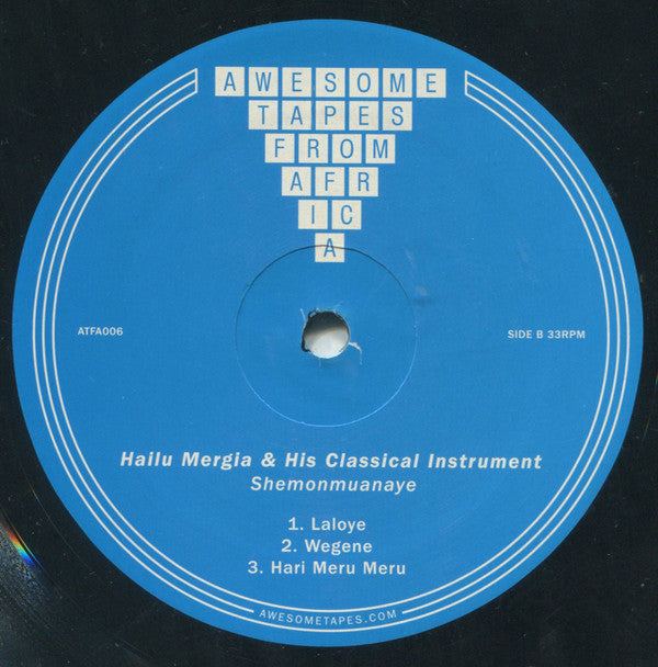 Hailu Mergia & His Classical Instrument* : Shemonmuanaye (2xLP, RE, RM)