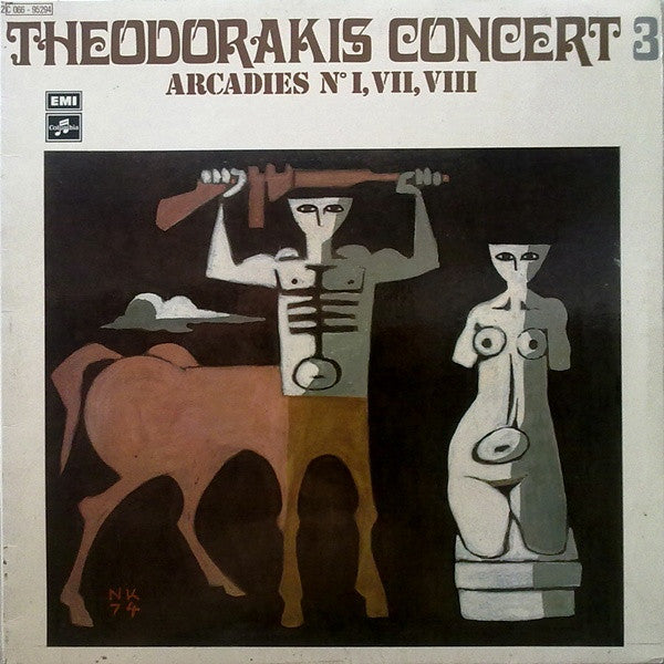 Theodorakis* : Theodorakis Concert 3 Arcadies No I, VII, VIII (LP, Album, Gat)