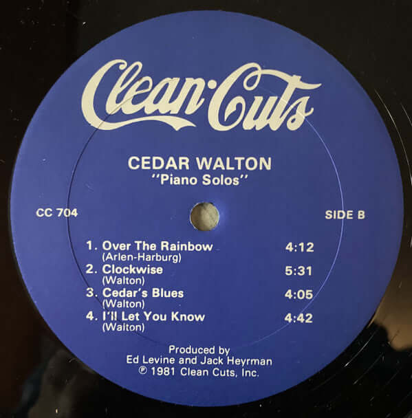 Cedar Walton : Piano Solos (LP, Album)