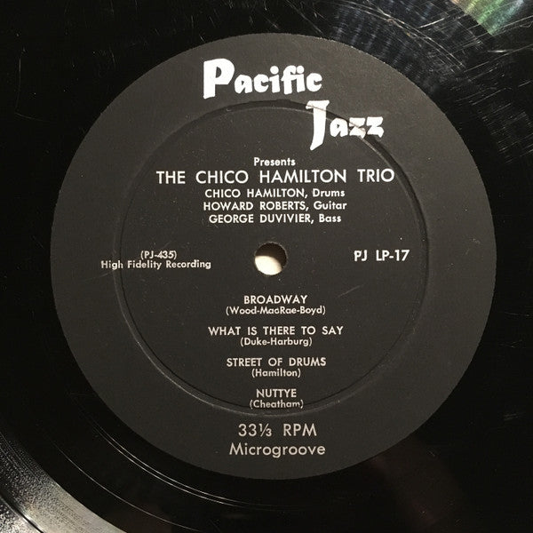 The Chico Hamilton Trio : Chico Hamilton Trio (10", Album)