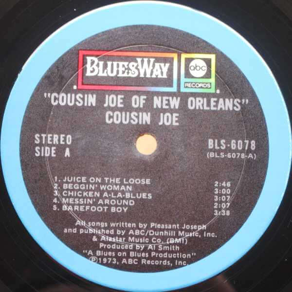 Cousin Joe : Cousin Joe Of New Orleans (LP, Album)