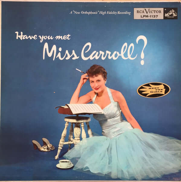 Barbara Carroll Trio : Have You Met Miss Carroll? (LP, Album)