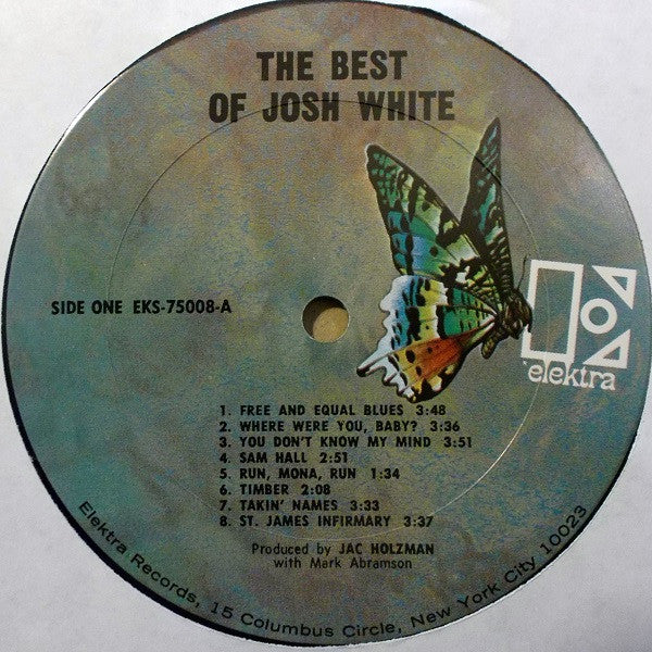 Josh White : The Best Of Josh White (2xLP, Comp, Pit)
