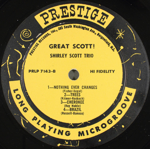 Shirley Scott : Great Scott! (LP, Mono)