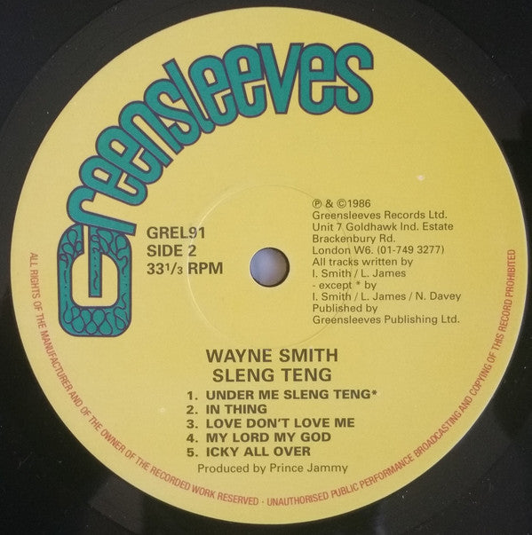 Wayne Smith : Sleng Teng (LP, Album, RE)