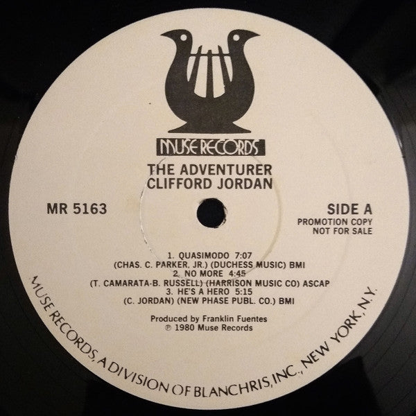 Clifford Jordan : The Adventurer (LP, Album, Promo)