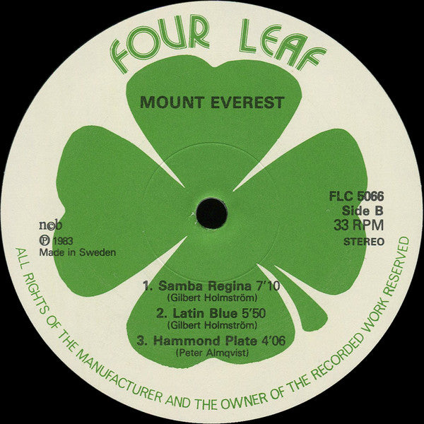 Mount Everest : Latin Blue (LP, Album)
