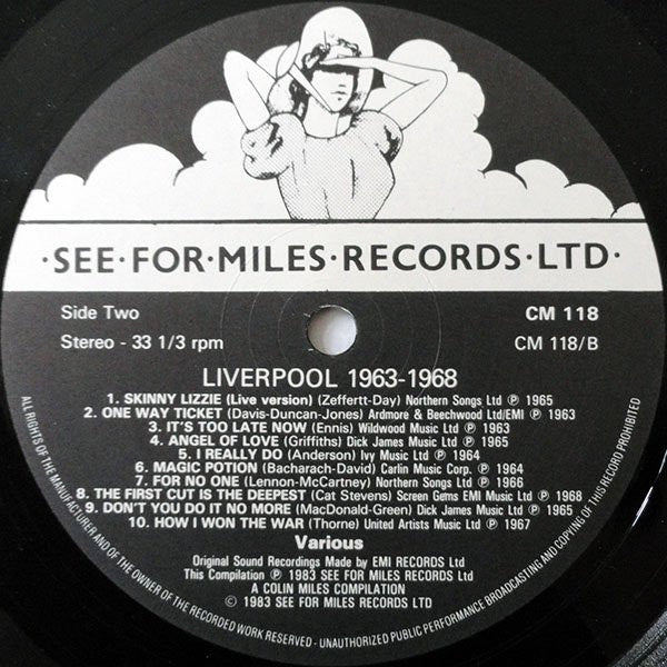 Various : Liverpool 1963-1968 Volume One (LP, Comp, Mono, RE)