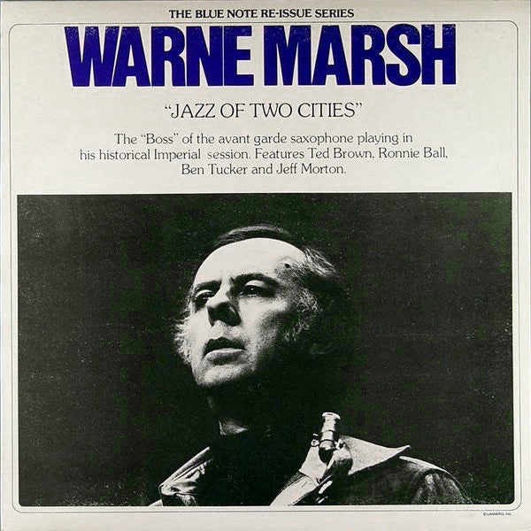 Warne Marsh : Jazz Of Two Cities (LP, Album, RE)