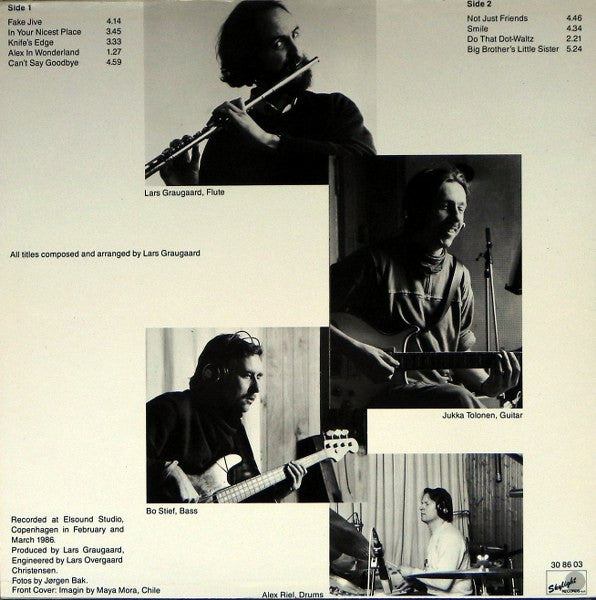 Lars Graugaard, Jukka Tolonen, Bo Stief, Alex Riel : Smile (LP, Album)