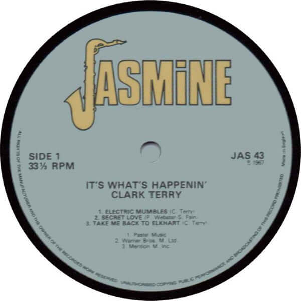 Clark Terry : It's What's Happenin' (LP, Album, RE)