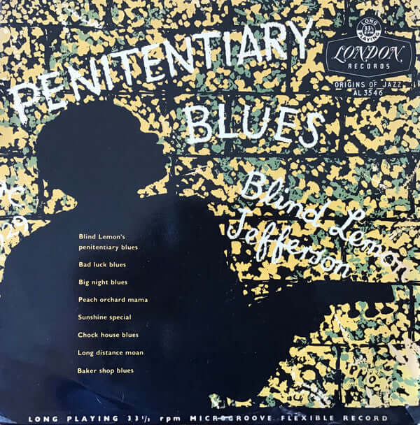 Blind Lemon Jefferson : Penitentiary Blues (10", Comp)