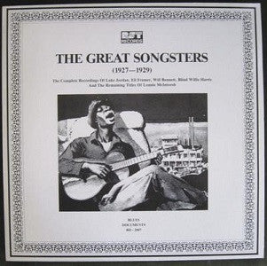 Various : The Great Songsters (1927-1929) (LP, Comp, Mono, RM)