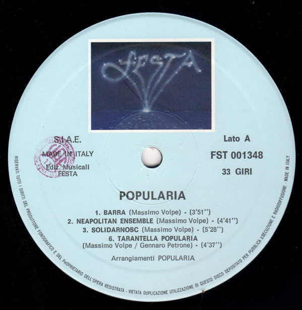Popularia : Popularia (LP)