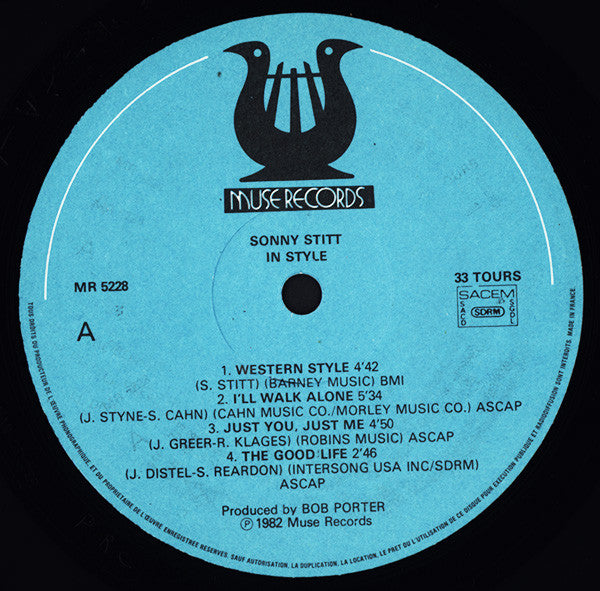 Sonny Stitt : In Style (LP, Album)