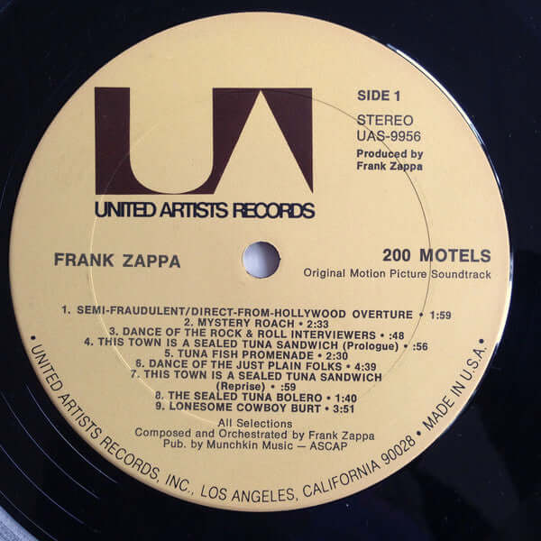 Frank Zappa : 200 Motels (2xLP, Album, Gat)