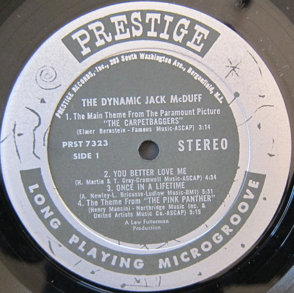 The Brother Jack McDuff Quartet With The Big Band Of Benny Golson : The Dynamic Jack Mc Duff (LP, Album, Gat)