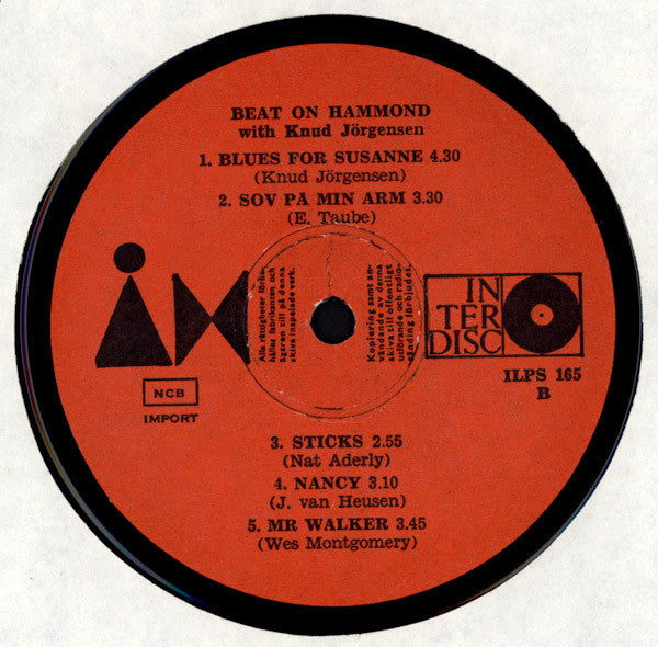 Knud Jörgensen : Beat On Hammond (LP, Album, Imp)