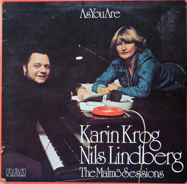Karin Krog, Nils Lindberg : As You Are (The Malmö Sessions) (LP, Album)