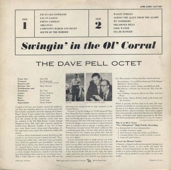 Dave Pell Octet : Swingin' In The Ol' Corral (LP, Album)