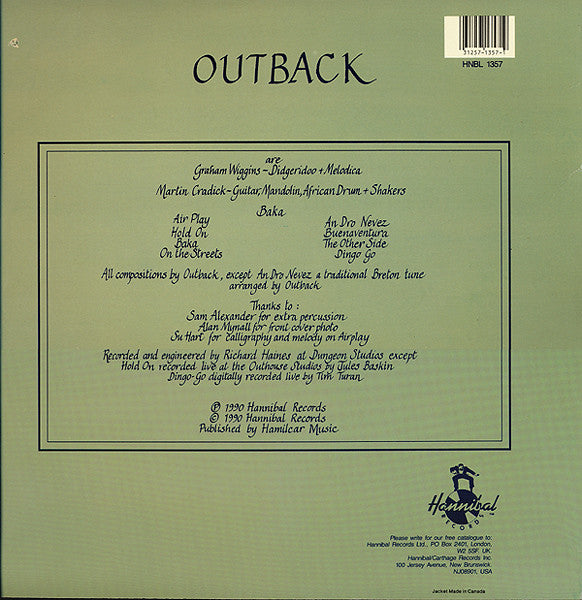 Outback (3) : Baka (LP, Album)