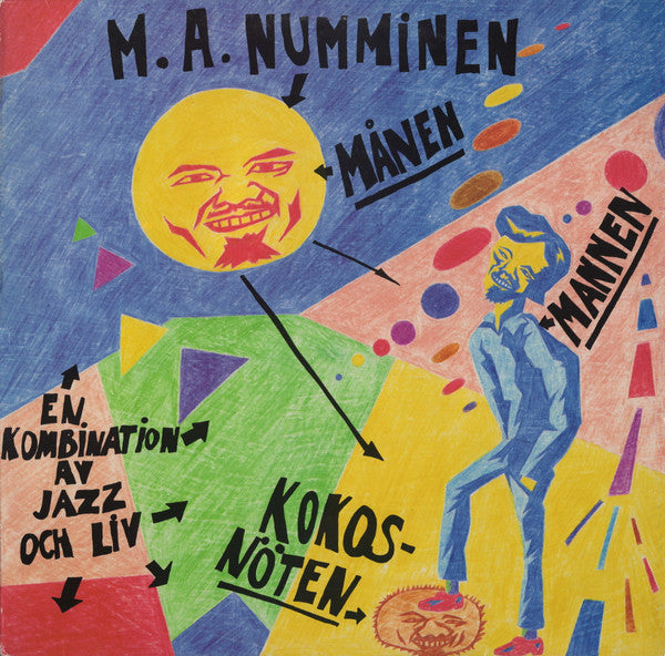 M.A. Numminen : Månen Mannen Kokosnöten. En Kombination Av Jazz Och Liv (LP, Album)