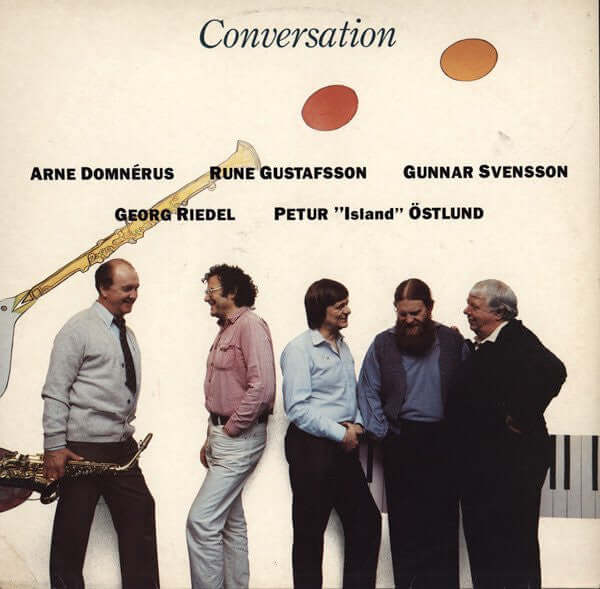 Arne Domnérus, Rune Gustafsson, Gunnar Svensson, Georg Riedel, Pétur Östlund : Conversation (LP)
