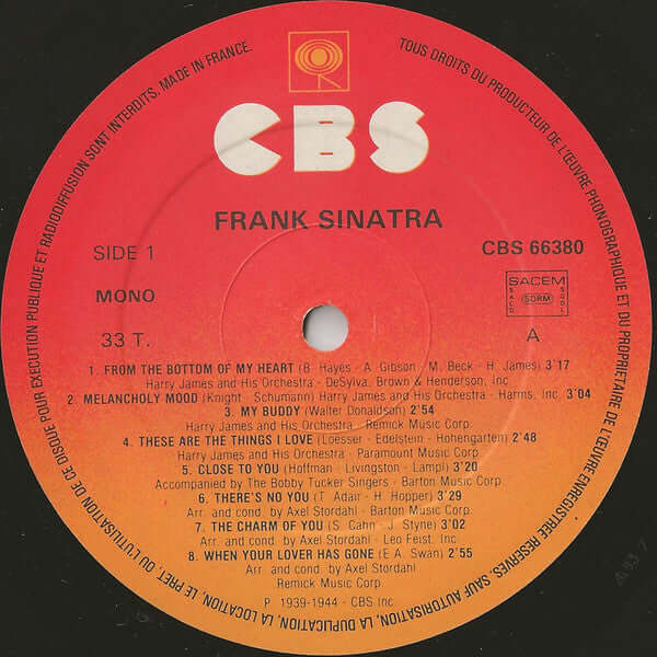 Frank Sinatra : Frank Sinatra (3xLP, Comp)