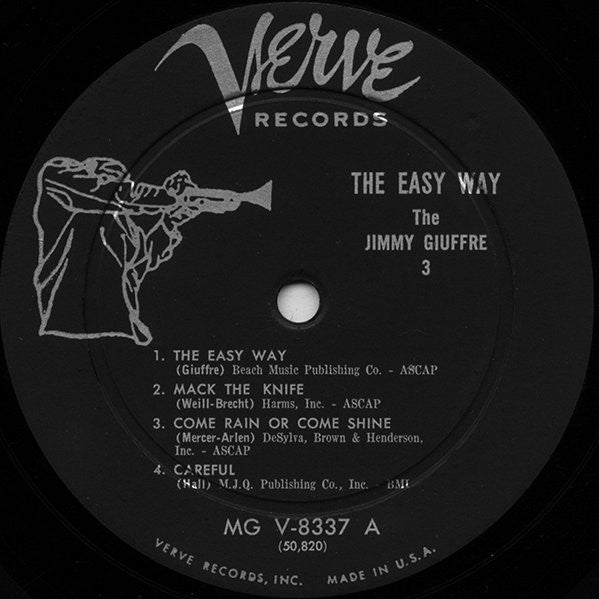 The Jimmy Giuffre Trio : The Easy Way (LP, Mono)