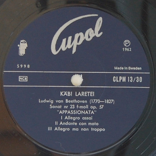 Käbi Laretei : Appassionata (LP, RP)