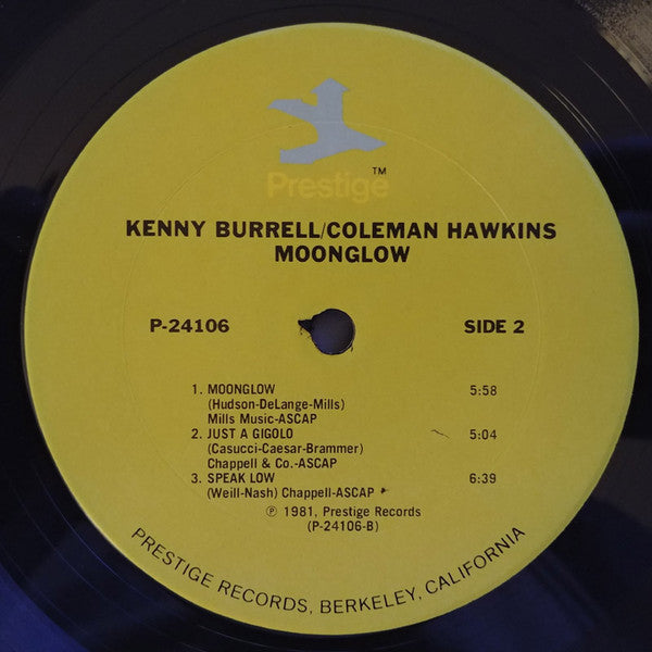 Kenny Burrell And Coleman Hawkins : Moonglow (2xLP, Comp)