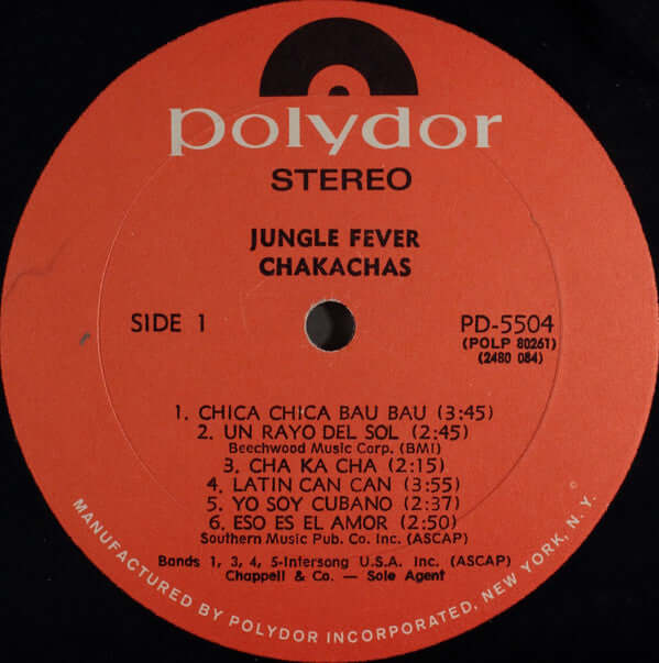 Chakachas : Jungle Fever (LP, Album)