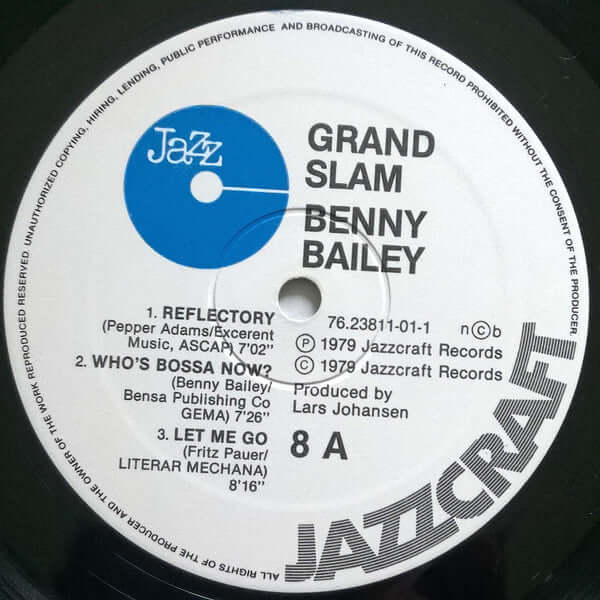 Benny Bailey : Grand Slam (LP, Album)