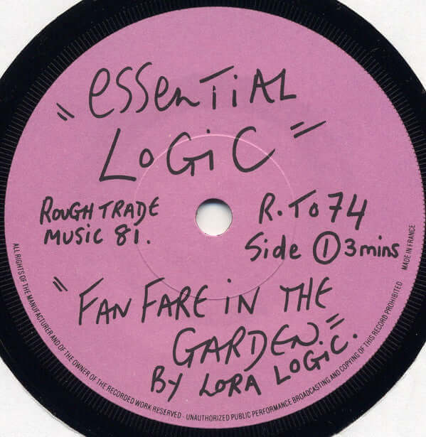 Essential Logic : Fanfare In The Garden (7", Single)