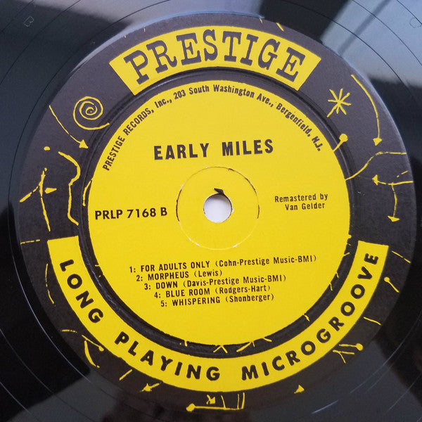 Miles Davis : Early Miles (LP, Comp, Mono, RE, RM)