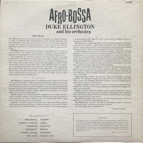 Duke Ellington And His Orchestra : Afro-Bossa (LP, Album, Mono)