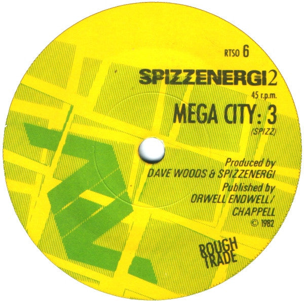 Spizzenergi2* : Work / Mega City 3 (7", Single)