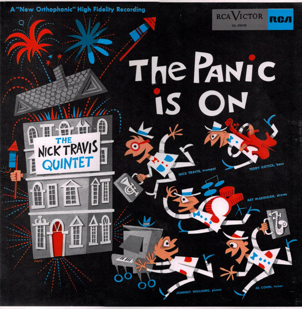 The Nick Travis Quintet : The Panic Is On (LP, Album, RE, gat)