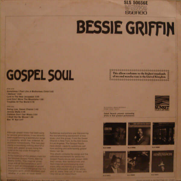 Bessie Griffin : Gospel Soul (LP, Album)